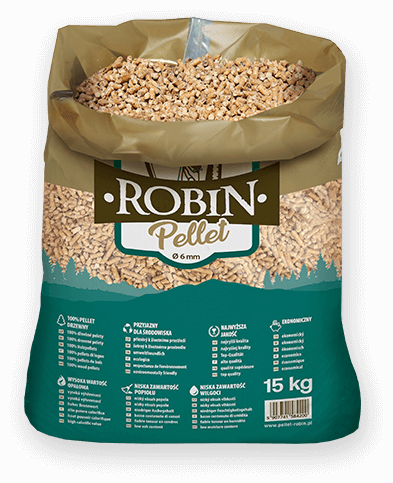 worek pelletu opałowego Robin do kupienia w Lubowidzu lub sklepie internetowym